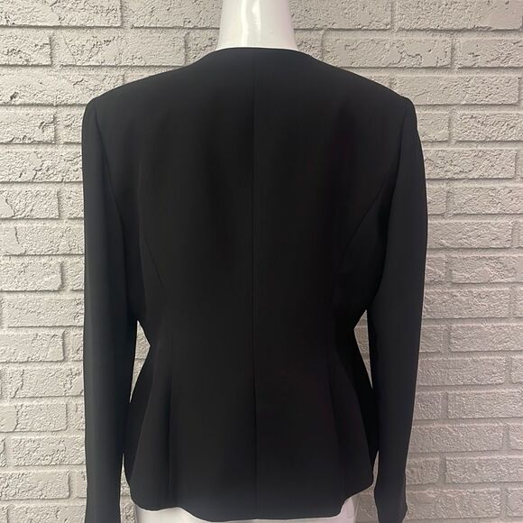 Kasper Black Embellished Jacket Size 8 - Picture 3 of 7